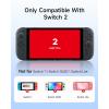 imageEasySMX Carrying Case for Nintendo Switch 2 2025 Upgraded Switch 2 Accessories Kit Portable Travel Case with 2 Joycon Covers 8 Thumb Grips 2 HD Screen Protectors ampamp Install Frame