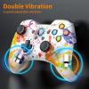imageEasySMX D10 PC Controller  Elite Wireless Bluetooth Pro Controller with TMR Joystick DualMode Triggers ampamp Full Mechanical Buttons 1000Hz Polling Rate RGB Lighting for PCSwitchAndroidiOScolorful