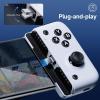 imageEasySMX M05 Mobile Gaming Controller for iPhone 15 Series USBCAndroid Gaming Controller with Hall TriggerAdvanced VibrationPlug ampamp PlayBluetooth TypeCFor USBCwhite