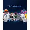 imageEasySMX M15 Mobile Gaming Controller for AndroidiPhone 15 SeriesUSBCAndroid Controller with Hall TriggerJoysticksPhone Controller for Play MinecraftCODWhitePunk Graffiti