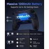 imageEasySMX S10 Switch 2 ControllerOne Key Wakeup Switch 2 Pro Controller with 6 Axis Gyro NFC Function TMR AntiDrift Joystick HD Rumble Swappable DPad ampamp Faceplateblackblack