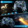 imageEasySMX Switch Controllers Wireless Switch Pro Controller for SwitchSwitch LiteSwitch OLEDPCiOSAndroidSwitch Remote Gamepad with LED LightProgrammableVibrationTurboWakeupGraffitiBlue Graffiti