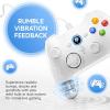 imageEasySMX Wired Gaming ControllerPC Game Controller Joystick with DualVibration Turbo and Trigger Buttons for Windows PC PS3 Android TV BoxTeslaBlack9100Pro white