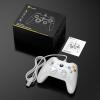 imageEasySMX Wired Gaming ControllerPC Game Controller Joystick with DualVibration Turbo and Trigger Buttons for Windows PC PS3 Android TV BoxTeslaBlack9100Pro white