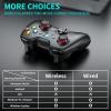 imageEasySMX Wired Gaming ControllerPC Game Controller Joystick with DualVibration Turbo and Trigger Buttons for Windows PC PS3 Android TV BoxTeslaBlackblackwireless version