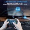 imageEasySMX Wired Gaming ControllerPC Game Controller Joystick with DualVibration Turbo and Trigger Buttons for Windows PC PS3 Android TV BoxTeslaBlackcamouflage