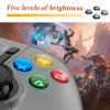 imageEasySMX Wired Gaming ControllerPC Game Controller Joystick with DualVibration Turbo and Trigger Buttons for Windows PC PS3 Android TV BoxTeslaBlackgun color