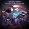 imageEasySMX Wired Gaming ControllerPC Game Controller Joystick with DualVibration Turbo and Trigger Buttons for Windows PC PS3 Android TV BoxTeslaBlackpurple