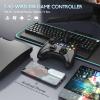 imageEasySMX Wireless Gaming Controller DualVibration Joystick Gamepad Computer Game Controller for PC Windows 7810 PS3 Android TV Switch