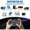 imageEasySMX Wireless Gaming Controller for Windows PCSteam DeckPS3Android TV BOX Dual Vibrate Plug and Play Gamepad Joystick with 4 Customized Keys Battery Up to 14 Hours Work for Nintendo Switchblack