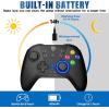 imageEasySMX Wireless Gaming Controller for Windows PCSteam DeckPS3Android TV BOX Dual Vibrate Plug and Play Gamepad Joystick with 4 Customized Keys Battery Up to 14 Hours Work for Nintendo Switchblack