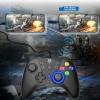 imageEasySMX Wireless Gaming Controller for Windows PCSteam DeckPS3Android TV BOX Dual Vibrate Plug and Play Gamepad Joystick with 4 Customized Keys Battery Up to 14 Hours Work for Nintendo Switchblack