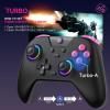 imageEasySMX X05 24g Wireless Gaming Controller for PCSteamiPhoneAndroidSwitch  Bluetooth Controller Gamepad with Hall Effect RGB Lights and Turbo AntiDrift Controllergun