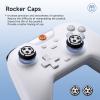 imageEasySMX X05 24g Wireless Gaming Controller for PCSteamiPhoneAndroidSwitch  Bluetooth Controller Gamepad with Hall Effect RGB Lights and Turbo AntiDrift Controllergrey white