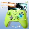 imageEasySMX X05 24g Wireless Gaming Controller for PCSteamiPhoneAndroidSwitch  Bluetooth Controller Gamepad with Hall Effect RGB Lights and Turbo AntiDrift ControllerLime