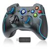 imageEasySMX Wired Gaming ControllerPC Game Controller Joystick with DualVibration Turbo and Trigger Buttons for Windows PC PS3 Android TV BoxTeslaBlackcamouflage