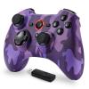 imageEasySMX Wired Gaming ControllerPC Game Controller Joystick with DualVibration Turbo and Trigger Buttons for Windows PC PS3 Android TV BoxTeslaBlackpurple