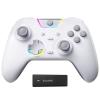 imageEasySMX X05Pro Wireless PC Controller  QuietPress Buttons 2Stage Impulse Triggers 2 Programmable Buttons Hall Joysticks 1000mAh Battery 1000Hz Polling Gaming Controller for PCSwitchAndroidiOSwhite