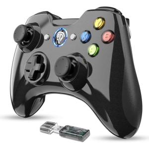 imageEasySMX Wireless Gaming Controller DualVibration Joystick Gamepad Computer Game Controller for PC Windows 7810 PS3 Android TV Switch