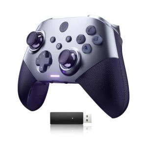 imageEasySMX X10 PC Controller for Black Myth Wukong  Enhanced Wireless Bluetooth Controller with a Swappable FaceplateHall Joysticks and Triggers for PCSwitchSteamAndroid TVAndroid and iOS MobileTriple MechanicaI Keys