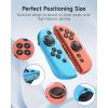 imageEasySMX Dockable Protective Case for Nintendo Switch 2 2025  Slim PC Shell with ShockAbsorbing Grip Split Design Includes 2 Bonus Silicone JoyCon Covers