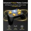 imageEasySMX S10 Lite Switch 2 Controller Wireless Controller with OneKey WakeUp C Button Turbo 9Axis Motion Glide Hall Joysticks 2 Back Buttons HD Rumble for Switch 2SwitchPCiOSAndroidBlack