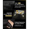 imageEasySMX S10 Lite Switch 2 Controller Wireless Controller with OneKey WakeUp C Button Turbo 9Axis Motion Glide Hall Joysticks 2 Back Buttons HD Rumble for Switch 2SwitchPCiOSAndroidBlack