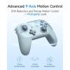imageEasySMX S10 Lite Switch 2 Controller Wireless Controller with OneKey WakeUp C Button Turbo 9Axis Motion Glide Hall Joysticks 2 Back Buttons HD Rumble for Switch 2SwitchPCiOSAndroidBlue