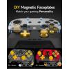 imageEasySMX S10 Lite Switch 2 Controller Wireless Controller with OneKey WakeUp C Button Turbo 9Axis Motion Glide Hall Joysticks 2 Back Buttons HD Rumble for Switch 2SwitchPCiOSAndroidBlack