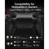 imageEasySMX S10 Lite Switch 2 Controller Wireless Controller with OneKey WakeUp C Button Turbo 9Axis Motion Glide Hall Joysticks 2 Back Buttons HD Rumble for Switch 2SwitchPCiOSAndroidBlack