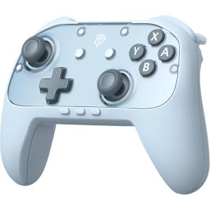 imageEasySMX S10 Lite Switch 2 Controller Wireless Controller with OneKey WakeUp C Button Turbo 9Axis Motion Glide Hall Joysticks 2 Back Buttons HD Rumble for Switch 2SwitchPCiOSAndroidBlue