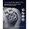 image:imageEasySMX X05Pro Wireless PC Gaming Controller with Smart Charging Dock  Full Quiet Buttons DualStage Linear Triggers 8Way DPad Programmable Buttons Hall Effect Joysticks 1000mAh Long Battery Life 1000Hz Polling Rate Compatible with PCSwitchAndroidiOS Whitewhite