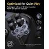 image:imageEasySMX X05Pro Wireless PC Gaming Controller with Smart Charging Dock  Full Quiet Buttons DualStage Linear Triggers 8Way DPad Programmable Buttons Hall Effect Joysticks 1000mAh Long Battery Life 1000Hz Polling Rate Compatible with PCSwitchAndroidiOS Whiteblack