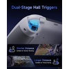 image:imageEasySMX X05Pro Wireless PC Gaming Controller with Smart Charging Dock  Full Quiet Buttons DualStage Linear Triggers 8Way DPad Programmable Buttons Hall Effect Joysticks 1000mAh Long Battery Life 1000Hz Polling Rate Compatible with PCSwitchAndroidiOS Whitewhite