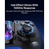 image:imageEasySMX M20 Mobile Game Controller For Android IPhone 151617 amp IPad Mini 67 Dual ABXY Switch Hall AntiDrift Joysticks Dual Triggers 1000Hz Polling Rate Plug And Play BlackBlack
