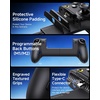 image:imageEasySMX M20 Mobile Game Controller For Android IPhone 151617 amp IPad Mini 67 Dual ABXY Switch Hall AntiDrift Joysticks Dual Triggers 1000Hz Polling Rate Plug And Play BlackBlack